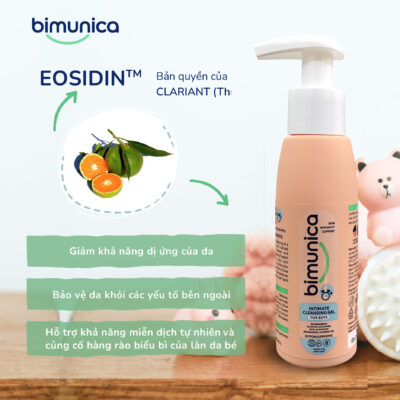 Dung dach va sinh bA© trai bimunica 110ml 5 sữa tắm gội